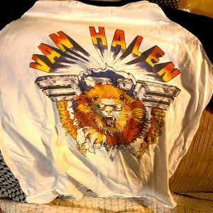 1982 Van Halen concert jersey